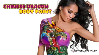 Chinese Dragon and Cystal Ball Body Paint with Jeanny Lyn Jabil #1