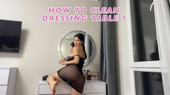 [4K USA] Transparent How to clean dressing table? | Get reedy with me 2024