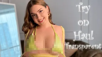 [4K] Bikini & Sheer Dress | TRANSPARENT Try-On Haul | See-Through & Close-Up Looks with Iva Berg #1