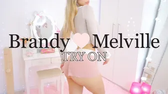 Brandy Melville ♡ holly try on haul