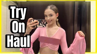 [4K] TRY ON HAUL new transparent fashion clothes with Kate 2024