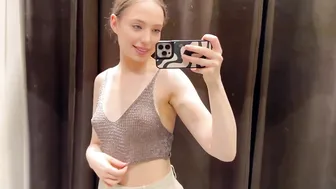 [4K] TRY ON HAUL new transparent fashion clothes with Kate #4