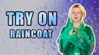 Raincoat Runway: A Stylish Try-On Experience in the Rain #1