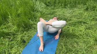 Spirituality yoga in nature with Lina