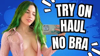 TRANSPARENT SHIRTS [4K] TRY ON HAUL #1