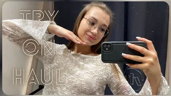 [4K] Try-on Haul Transparent with Victoria | Try-on Haul In the Fitting Room 2024