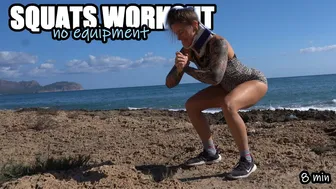 SQUATS & pulses workout // ENGLISH