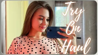 [4K] Try-on Haul Transparent with Victoria | Try-on Haul In the Fitting Room