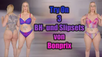 Try on Haul: 3 BH- und Slipsets von Bonprix