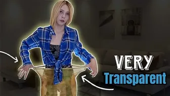 Light Test: Try onTransparent skirts that will fascinate you