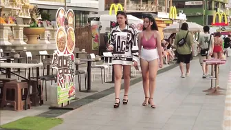 THAILAND'S COLORFUL STREETS IMMERSIVE WALK to Beach Road PATTAYA 2024 #4