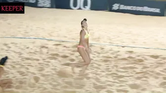 Spain vs Canada beach volley 2024 #2