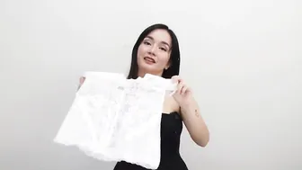 LET’S TRY MESH & SEE THROUGH SLEEPWEAR (ALL WHITE)  | ERIKA RAMOS #2