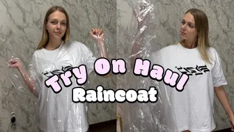 [4K] Try-On Raincoat | Lightweight and stylish look for a rainy day