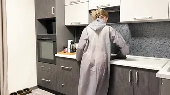 Cleaning up the kitchen with you in Raincoat | Cleaning Tutorial #2