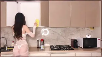 Quick Kitchen Cabinet Cleaning.Easy Daily Routine ! #3