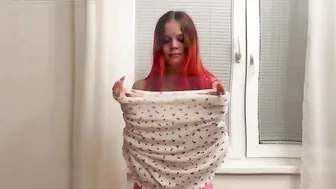 4K USA Different looks Try On Haul and review Soft and cute look Transparent 4k cleaning hot #4