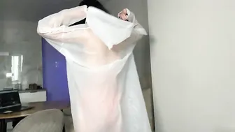 4K USA Raincoat Try On Haul with Anny #2