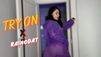 Raincoat Try On Haul with Anny