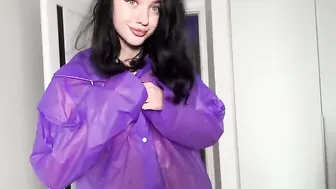 Raincoat Try On Haul with Anny #2