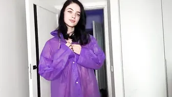 Raincoat Try On Haul with Anny #4