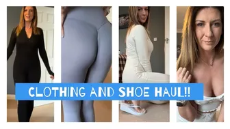 New Leggings, Shoes, Flip Flops and Shorts - Clothing Try On 2023