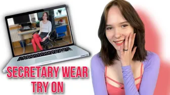 In English | Secretary outfit Try on #1