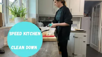 Clean with Me - Speed Kitchen Clean Down