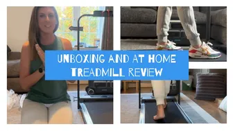 Reviewing and Unboxing The Home Fitness Code Treadmill - Space Saving Simple - At Home Treadmill #1