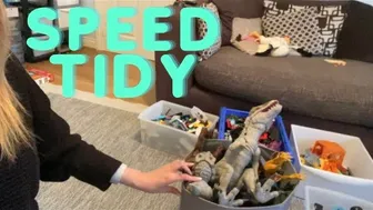 Speed Clean - Tidy and Organise the Lounge With Me #1