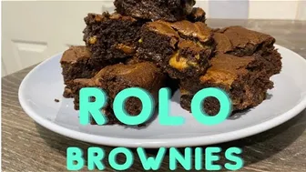 How To Make Rolo Brownies - Gooey Fudgy Caramel Brownies