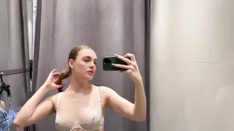 [4K] TRY ON HAUL | Transparent Clothes with Karen #4