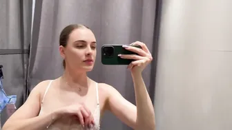 [4K] TRY ON HAUL | Transparent Clothes with Karen #5