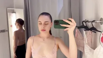 [4K] Transparent Lingerie Try on Haul with Karen Princess #2