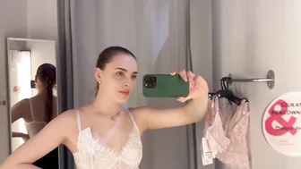 [4K] Transparent Lingerie Try on Haul with Karen Princess #5