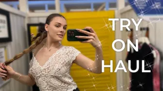 Transparent Clothes at Mall | See-Through Try on Haul with Karen #1