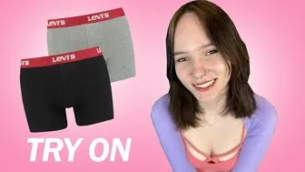 Trying on: Levi's Boxers | Sports test #1