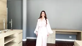 FANCY CONFORTABLE ROBE TRY ON (NO PANTIES) #2