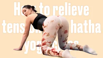 How to relieve tension with hatha yoga class