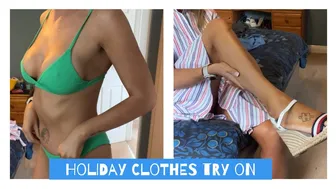 Bikinis, Dresses, Shoes and More - Holiday Clothes Summer 2022 Haul and Try On