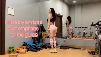 Full body workout with emphasis on the glutes #1