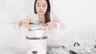 Making sweet egg pudding using rice cooker by Kaye Torres #5