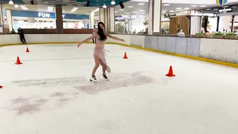 Polina skates on ice #3