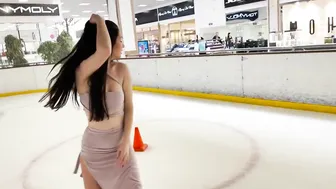 Polina skates on ice #5