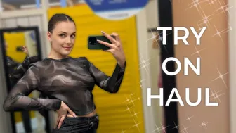 4K TRANSPARENT NO BRA TREND | TRY ON HAUL | #1