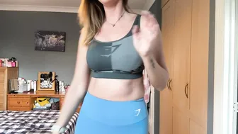 Gym Clothing Haul and Try On _ Gymshark Yoga Leggings, Sports Bras and More #5