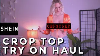 Lets Try On Shein Haul Crop Tops! HOW THE HECK DO YOU WEAR THESE? #1