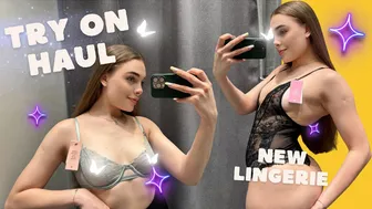 [4K] Transparent Try on Haul 2024 | See-Through Fabric & No Bra Trend #1