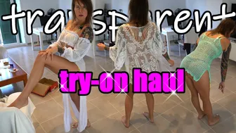 VLOG: My first TRANSPARENT dress try-on haul! 4K // ENGLISH