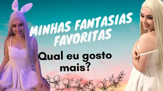 Minhas fantasias favoritas (carnaval, festas)